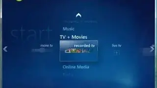 Windows Media Center screenshot