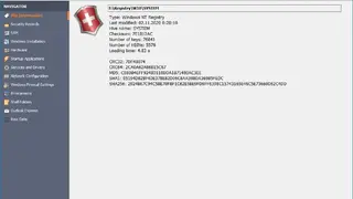 Windows Registry Recovery screenshot