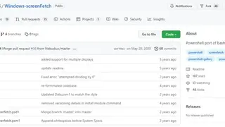 Windows ScreenFetch screenshot