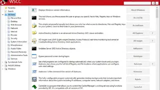 Windows System Control Center screenshot