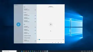 Windows Voice Recorder screenshot