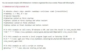 Windows Webserver screenshot