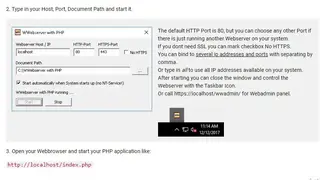 Windows Webserver screenshot