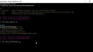 WindowsSpyBlocker screenshot