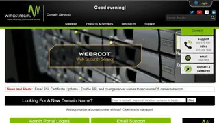 Windstream Hosted Solutions screenshot