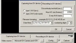 WinDV screenshot