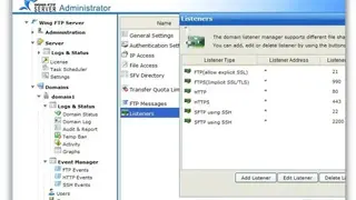 Wing FTP Server screenshot