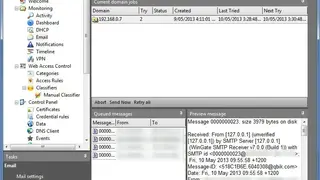 WinGate Mail Server screenshot
