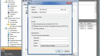 WinGate Mail Server screenshot
