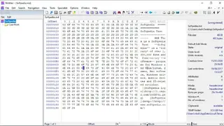 WinHex screenshot