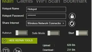 WinHotspot Virtual WiFi Router screenshot