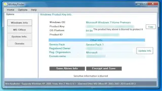 WinKeyFinder screenshot