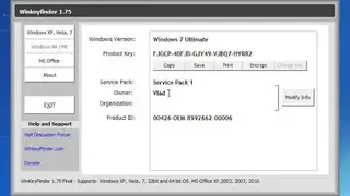 WinKeyFinder screenshot
