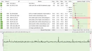 WinMTR (Redux) screenshot