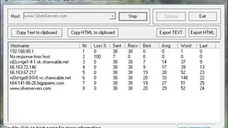 WinMTR (Redux) screenshot