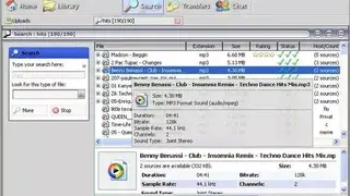 WinMX screenshot
