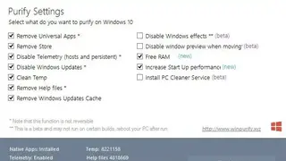 WinPurify screenshot