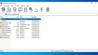 WinRAR screenshot
