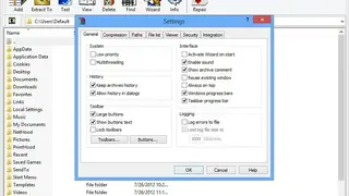WinRAR screenshot