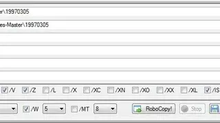 WinRoboCopy screenshot