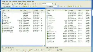 WinSCP screenshot