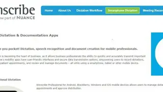Winscribe Speech Recognition screenshot