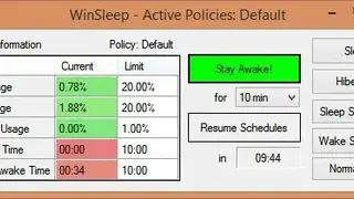 WinSleep screenshot