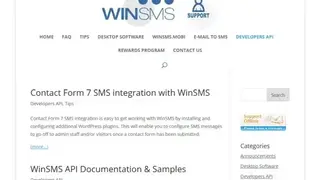 WinSMS screenshot