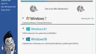 WinUSB – multi-boot screenshot