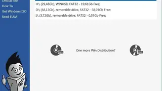 WinUSB – multi-boot screenshot
