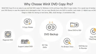 WinX DVD Copy Pro screenshot