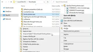 WinZip screenshot