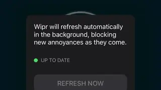 Wipr screenshot
