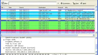Wireshark screenshot