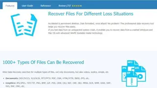 Wise Data Recovery screenshot