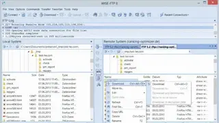 WISE-FTP screenshot