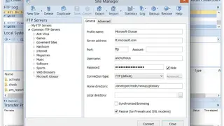 WISE-FTP screenshot