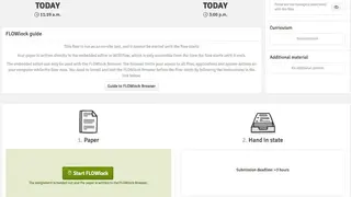 WISEflow screenshot