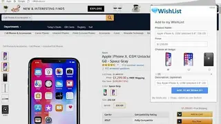Wishlist screenshot