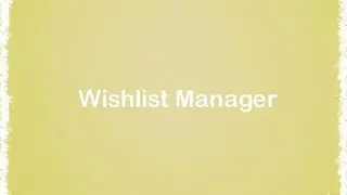 Wishlist Manager screenshot