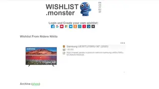 Wishlist.monster screenshot