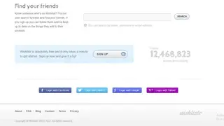 Wishlistr screenshot