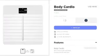 Withings Body Cardio Scale screenshot
