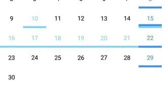 WLC Biblical Calendar screenshot