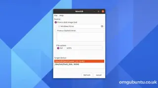 WoeUSB screenshot
