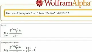 Wolfram Alpha Integrals screenshot