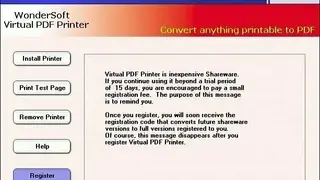 Wondersoft Virtual PDF Printer screenshot