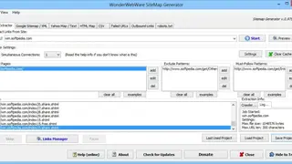 WonderWebWare Sitemap Generator screenshot