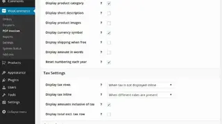 WooCommerce PDF Invoice screenshot