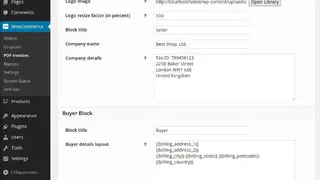 WooCommerce PDF Invoice screenshot